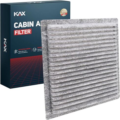 استبدال فلتر هواء المقصورة KAX CF10132 لسيارة Camry 2002-2006 Sienna 2004-2010 Avalon 2000-2004 Solara، ES330، RX350، GX470، RX400H، فلتر المقصورة مع فلتر الكربون المنشط in Kuwait