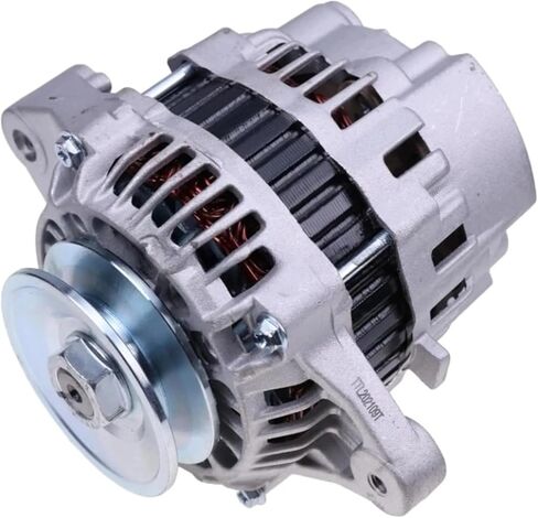 12 فولت 60A المولد الثقيل المولد المتوافق مع جرار Kubota M7040/M9000/M9540-استبدال مباشر 3A651-74010 و 3C581-74011 ، بديل أوتوموتيف البكرة 4-RIB in Kuwait
