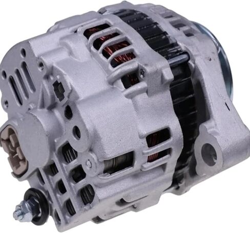 12 فولت 60A المولد الثقيل المولد المتوافق مع جرار Kubota M7040/M9000/M9540-استبدال مباشر 3A651-74010 و 3C581-74011 ، بديل أوتوموتيف البكرة 4-RIB in Kuwait