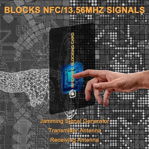 AYAIM 4-8 Pack RFID Blocking Card, safe card for wallet, NFC Debit Credit Card Passport Protector,Entire Wallet Protection Blocker Set for Men & Women in Saudi Arabia