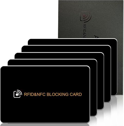 AYAIM 4-8 Pack RFID Blocking Card, safe card for wallet, NFC Debit Credit Card Passport Protector,Entire Wallet Protection Blocker Set for Men & Women in Saudi Arabia