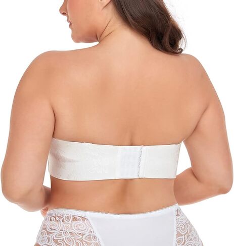 TELIMUSSTO Women's Unlined Strapless Bra Underwire Minimizer Plus Size Seamless Multiway Bra in Saudi Arabia
