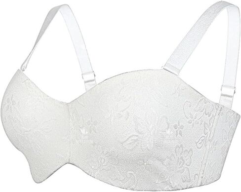 TELIMUSSTO Women's Unlined Strapless Bra Underwire Minimizer Plus Size Seamless Multiway Bra in Saudi Arabia