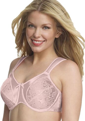 Bali Satin Tracings Underwire Minimizer Bra_rosewood_38dd in Saudi Arabia