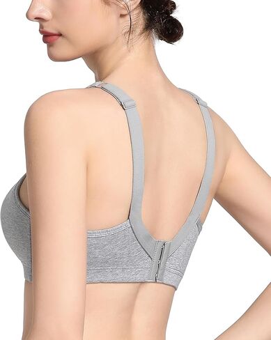 Lemorosy Women's Plus Size Non Padded Cotton Minimizer Wireless Everyday Comfort Bra in Kuwait