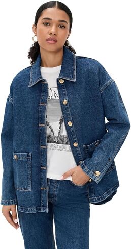 Anine Bing Luca Luca Clean Clean Denim Jacket in Saudi Arabia