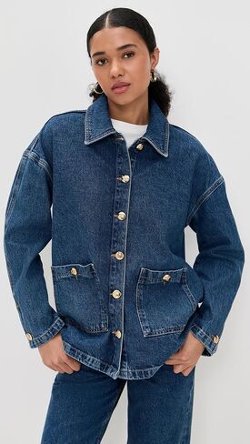 Anine Bing Luca Luca Clean Clean Denim Jacket in Saudi Arabia