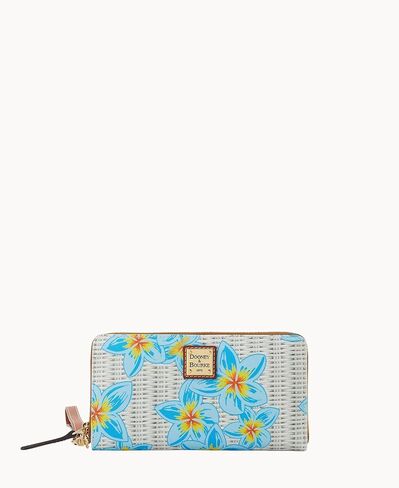 Dooney & Bourke Plumeria Drawstring Bucket Bag/Zip Around Wallet Bundle in Saudi Arabia