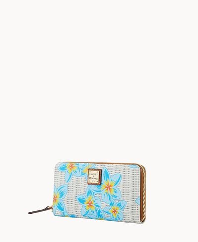 Dooney & Bourke Plumeria Drawstring Bucket Bag/Zip Around Wallet Bundle in Saudi Arabia
