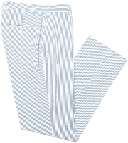 رجال الصيف seersucker slim fit pants رجال القطن محكمة المصاصة بدلة سراويل منفصلة السراويل in Kuwait