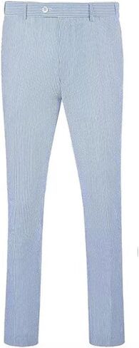 رجال الصيف seersucker slim fit pants رجال القطن محكمة المصاصة بدلة سراويل منفصلة السراويل in Kuwait
