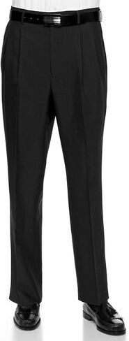 Men's Work to Weekend Pleated Front Dress Pant Finished Hem with No Cuff in Kuwait