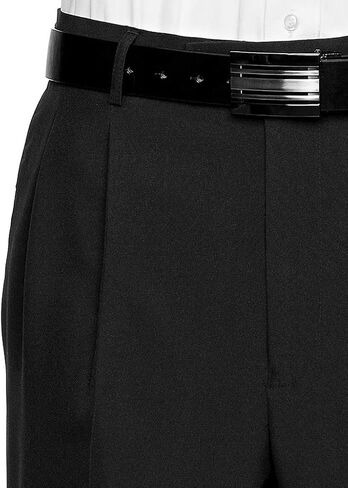 Men's Work to Weekend Pleated Front Dress Pant Finished Hem with No Cuff in Kuwait