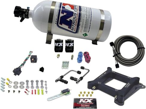 Nitrous Express-4150 Gemini Stage 6 Coalder Nitrous Kit (50-300HP) W/10 lb bottion (60045-10) in Saudi Arabia