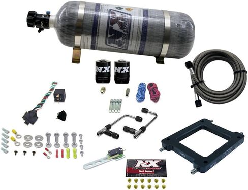 Nitrous Express-Dominator Gemini Pro-Power Nitrous Kit W/Composite Bottle (60570-12) in Saudi Arabia