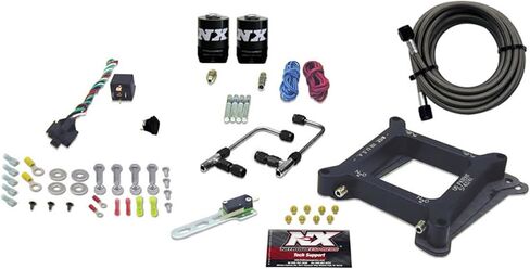 Nitrous Express - 4150 Gemini Stage 6 Alcohol Nitrous Kit (50-300HP) w/o Bottle (60045-00) in Saudi Arabia