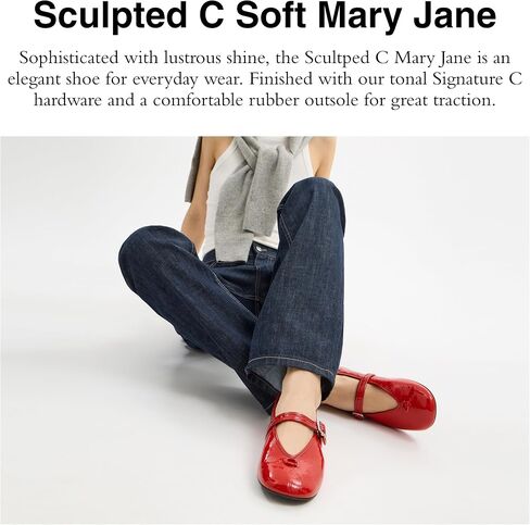 المدرب المرأة المنحوتة C Soft Mary Jane Flat in Saudi Arabia