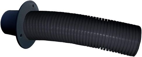 Trident Marine TFK-4 4&39; Black Stern Flex Hose W/transom Flange in Saudi Arabia