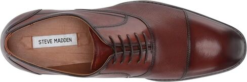 Steve Madden Men's Proctr Oxford, Black Leather, 12 in Saudi Arabia