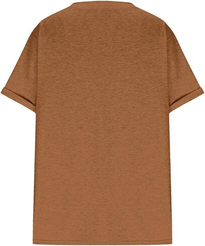 Plus Size V Neck T Shirts Women Summer Short Sleeve Tops Casual Loose Soft Tee Shirt Solid Basic Holiday Tunic Blouse in Saudi Arabia
