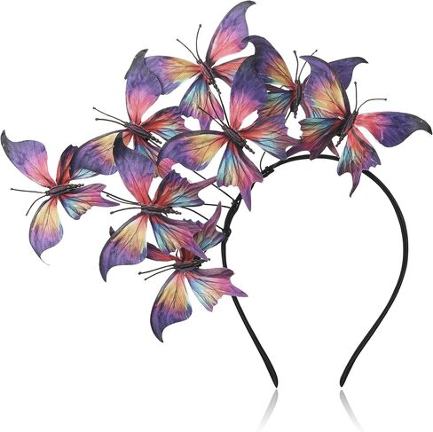 Coucoland Butterfly Butside for Women - Hat Hat Monarch Butterfly Tea Party Kentucky Halloween Costume Costume in Kuwait