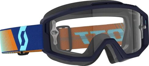 Scott Usa Split OTG Goggles OSFM Royal Blue/Orange/Clear Works Lens in Saudi Arabia