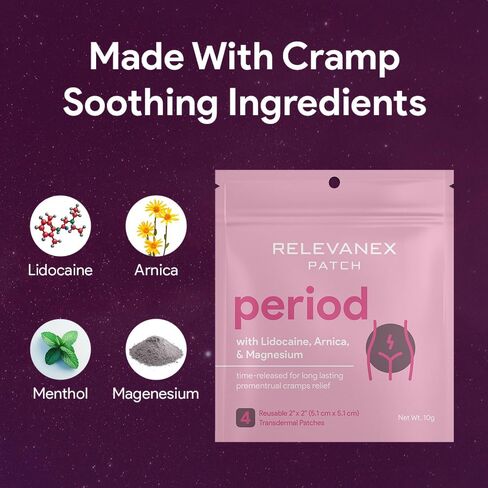Relevenex Transdermal Patches for Women – Menstrual Cycle Comfort & Support – Gentle & Convenient – Designed for Everyday Ease in Saudi Arabia