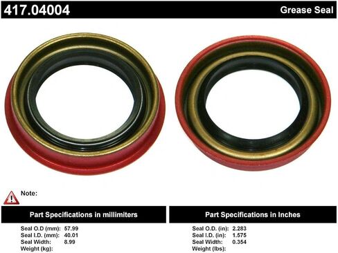 Centric 417.04004 Premium Oil Seal in Saudi Arabia