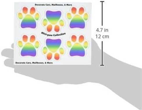 1-3/4 بوصة × 1-3/4 بوصة 6 مغناطيس سيارة صغير، قوس قزح in Kuwait