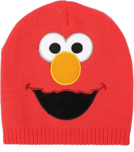 Sesame Street Elmo Face 2-Piece Toddler Beanie & Magic Mittens Set in Saudi Arabia