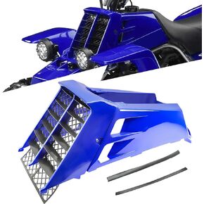 Radiator Cover with Radiator Grill Black for Yamaha for Banshee 350 YFZ350 1987-2006 Red Color 2GU21711A000 C0209006 in Kuwait