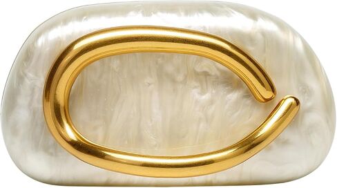 Clutch Purses for Women with Detachable Chain Gold Clasp Box Bag Evening Bag Shoulder, Crossbody & Clutch for Party Prom in Saudi Arabia