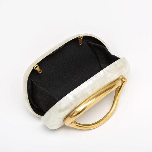 Clutch Purses for Women with Detachable Chain Gold Clasp Box Bag Evening Bag Shoulder, Crossbody & Clutch for Party Prom in Saudi Arabia