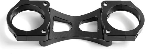 TOFR Billet Fork Brace 39mm narrow glide for Harley Sportster 883 XL & Dyna FXD FXR Black in Kuwait