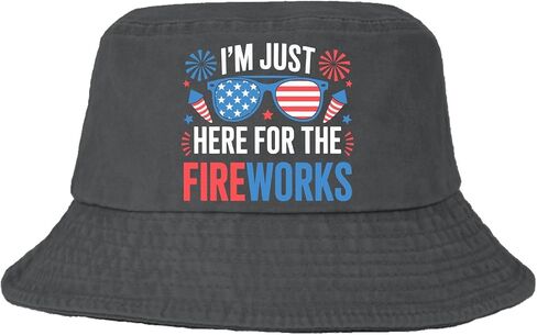Just Here for The Fireworks Sun Hats Garde Cap for Her in Saudi Arabia