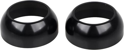 2 Pcs Chrome Motorcycle 39mm Fork Boot Cap Covers for Harley Sportster XL XLH 883 1200 Super Glide FXR Dyna Low Rider FXDL in Saudi Arabia