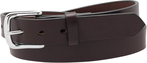 1 1/4" Plain Smooth Leather Dress Belt 100% Full Grain Leather Black Brown in Saudi Arabia
