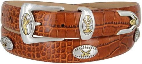 BS8642_Genuine Full-Grain Cowhide Leather Designer Golf Dress Belt, 1-1/8"(30mm) Wide in Saudi Arabia