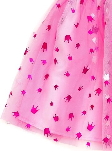 Birthday Girl Outfit - T-Shirt, Tulle Tutu Skirt, Headband & Satin Sash Set Toddler to Big Kid Sizes (2T - 10-12) in Kuwait