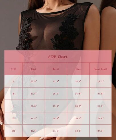 Lingerie for Women Lace Bodysuits Lingerie Set Bodysuit Outfits Teddy Sheer Teddy Babydoll Mesh Women’s Outfits in Saudi Arabia