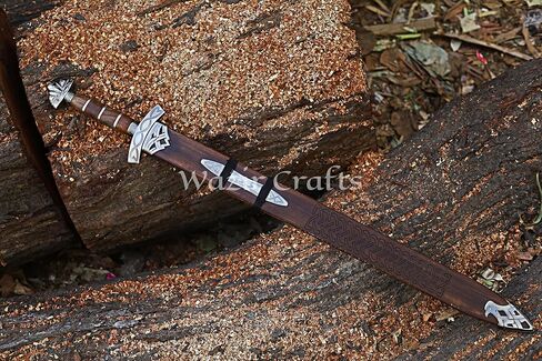 | سيف أوتريد ذو التنفس الثعبان مع الغمد | سيف المملكة الأخير. سيف الفايكنج| هدية له هدية شخصية| هدية للرجال.(WCS-01) in Kuwait