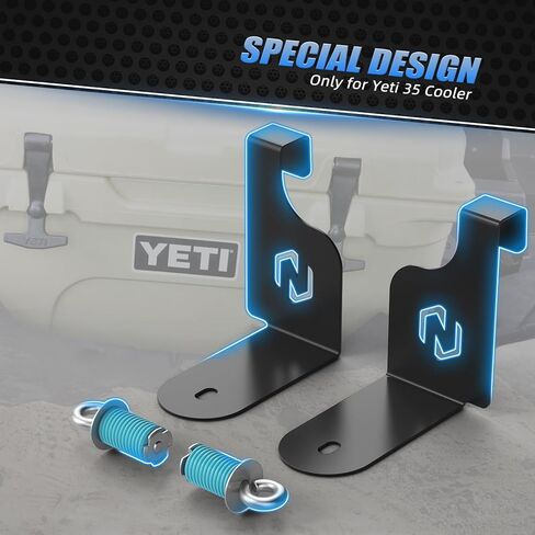 Cooler Mounts for Yeti 35 Cooler Compatible with Polaris RZR XP 1000 EPS 2015-2021 RZR XP 4 1000 EPS 2015-2021, Black in Saudi Arabia