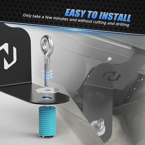 Cooler Mounts for Yeti 35 Cooler Compatible with Polaris RZR XP 1000 EPS 2015-2021 RZR XP 4 1000 EPS 2015-2021, Black in Saudi Arabia