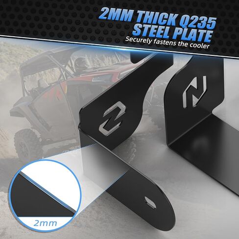 Cooler Mounts for Yeti 35 Cooler Compatible with Polaris RZR XP 1000 EPS 2015-2021 RZR XP 4 1000 EPS 2015-2021, Black in Saudi Arabia