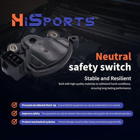 HiSport Neutral Safety Switch Backup Switch 42700-39055 42700-39050 Compatible with Kia Spectra Spectra5 Sportage Rondo Optima Amanti Sedona,Elantra Tiburon Santa Sonata XG300 Azera Entourage in Saudi Arabia