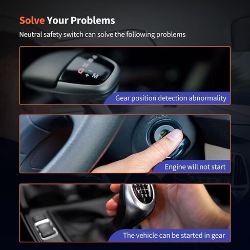 HiSport Neutral Safety Switch Backup Switch 42700-39055 42700-39050 Compatible with Kia Spectra Spectra5 Sportage Rondo Optima Amanti Sedona,Elantra Tiburon Santa Sonata XG300 Azera Entourage in Saudi Arabia