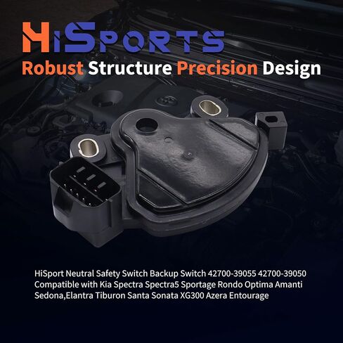 HiSport Neutral Safety Switch Backup Switch 42700-39055 42700-39050 Compatible with Kia Spectra Spectra5 Sportage Rondo Optima Amanti Sedona,Elantra Tiburon Santa Sonata XG300 Azera Entourage in Saudi Arabia