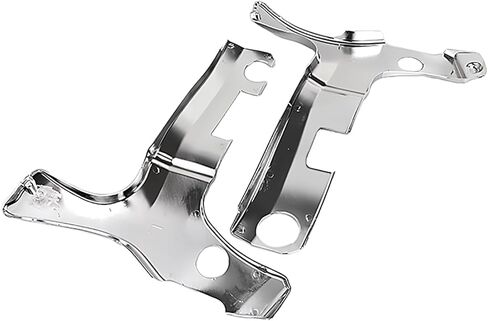يتوافق إطار ABS 1 زوج متوافق مع Suzuki GSXR1300 Hayabusa 1997-2017 ، Chrome in Saudi Arabia