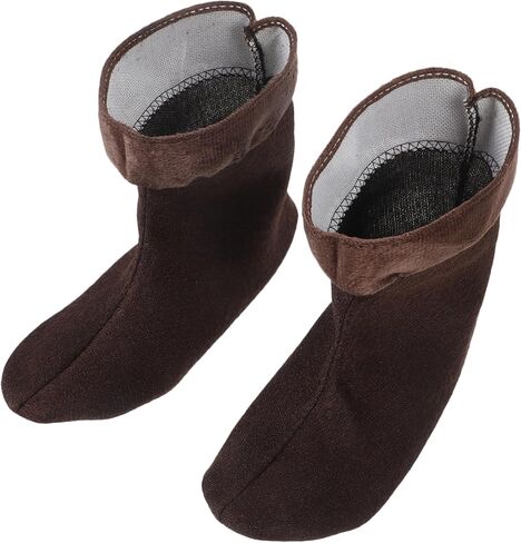 1PAIR لبطانات تمهيد المطر الدافئة للرجال جوارب استبدال حرارية لأحذية المطر من السهل تنظيفها لأنشطة المشي لمسافات طويلة الصيد تناسب in Kuwait