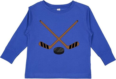 inktastic Sports Hockey Sticks Toddler Long Sleeve T-Shirt in Kuwait